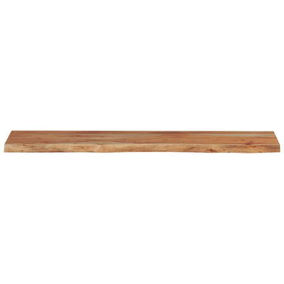 Seinähylly 110x20x3,8 cm suorakaide täysi akasiapuu elävä reuna