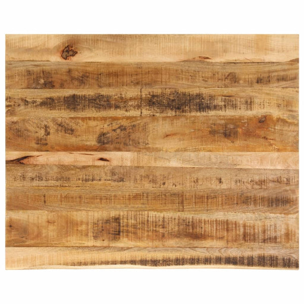 Pöytälevy 110x80x2,5 cm elävä reuna karkea täysi mangopuu