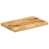 Pöytälevy 50x20x3,8 cm elävä reuna karkea täysi mangopuu