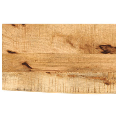 Pöytälevy 60x20x3,8 cm elävä reuna karkea täysi mangopuu