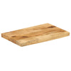 Pöytälevy 60x20x3,8 cm elävä reuna karkea täysi mangopuu