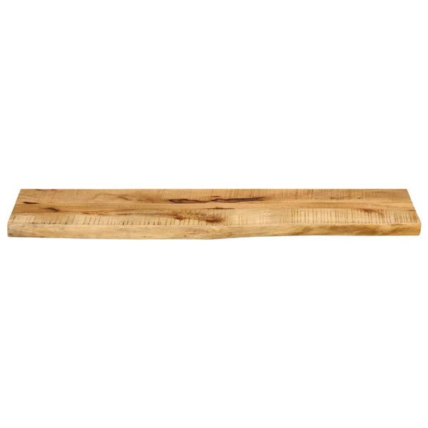 Pöytälevy 100x30x3,8 cm elävä reuna karkea täysi mangopuu