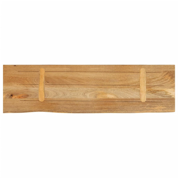 Pöytälevy elävä reuna 100x20x2,5 cm täysi mangopuu