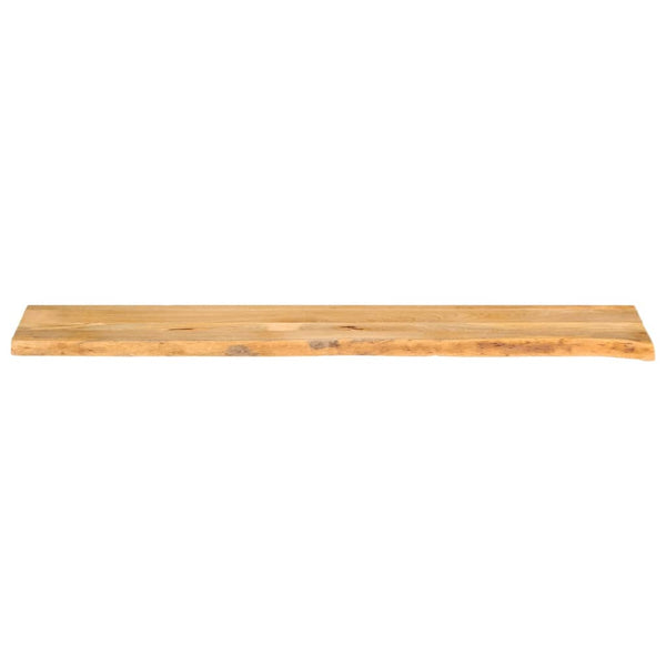 Pöytälevy elävä reuna 140x40x2,5 cm täysi mangopuu