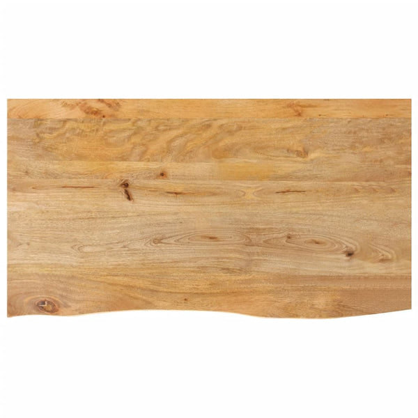 Pöytälevy elävä reuna 100x60x2,5 cm täysi mangopuu