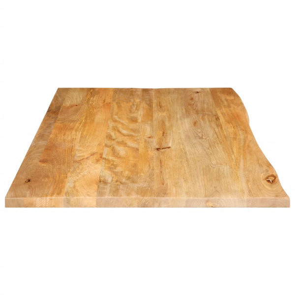 Pöytälevy elävä reuna 100x60x2,5 cm täysi mangopuu