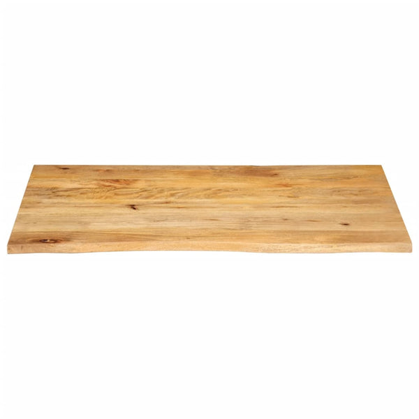 Pöytälevy elävä reuna 110x60x2,5 cm täysi mangopuu