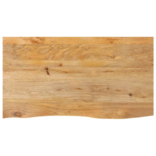 Pöytälevy elävä reuna 120x60x2,5 cm täysi mangopuu