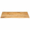 Pöytälevy elävä reuna 120x60x2,5 cm täysi mangopuu