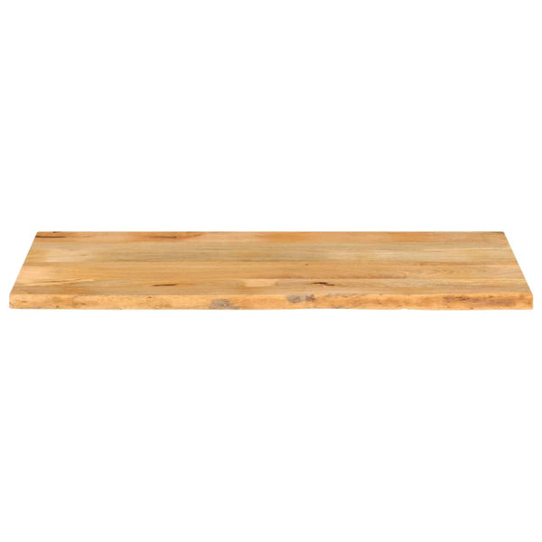 Pöytälevy elävä reuna 140x60x2,5 cm täysi mangopuu