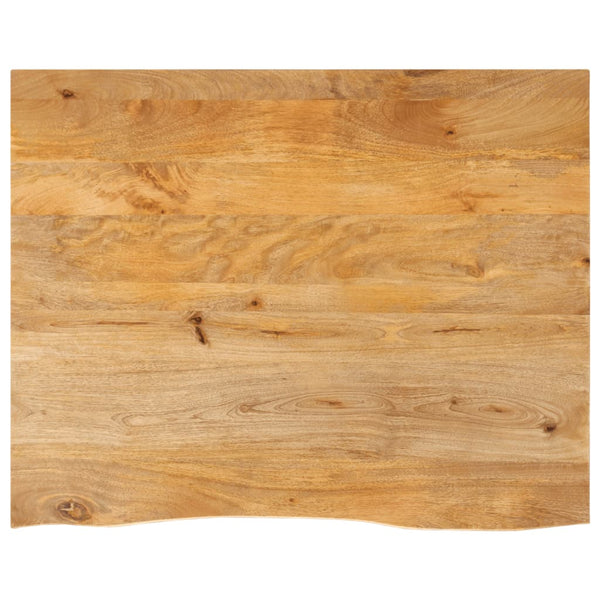 Crisantema elävä reuna pöytälevy 90x80x2,5cm (mangopuu)