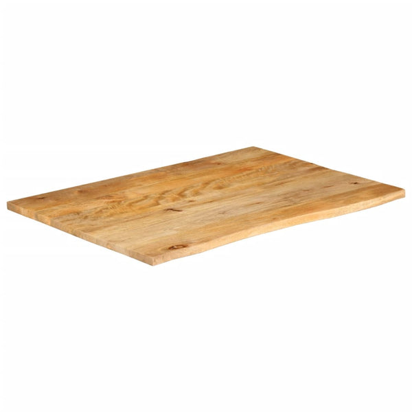 Crisantema elävä reuna pöytälevy 90x80x2,5cm (mangopuu)