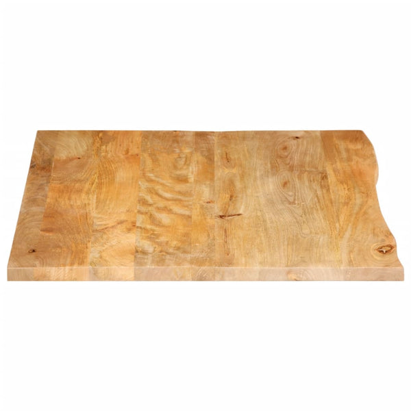 Crisantema elävä reuna pöytälevy 90x80x2,5cm (mangopuu)