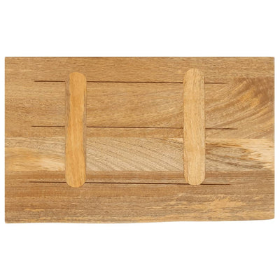 Pöytälevy elävä reuna 40x20x3,8 cm täysi mangopuu