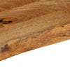 Elävä reuna pöytälevy Crisantema 50x20x3,8cm (mangopuu)