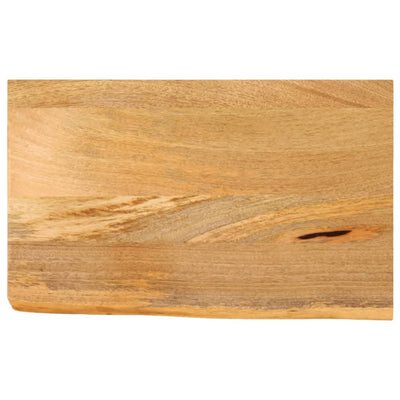 Pöytälevy elävä reuna 60x20x3,8 cm täysi mangopuu