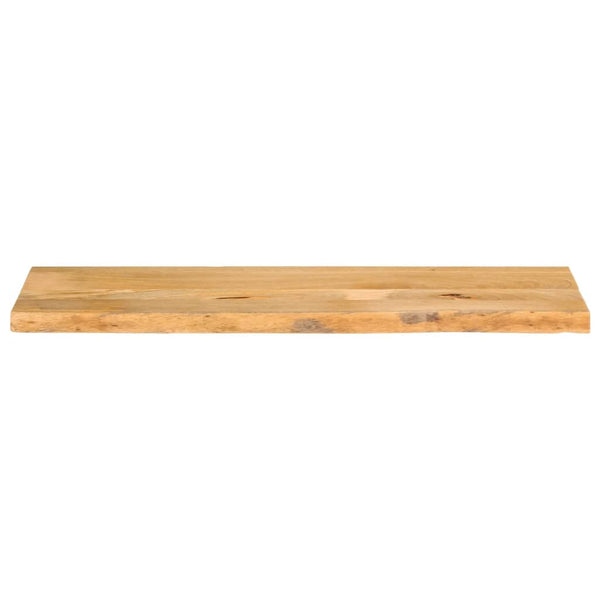 Pöytälevy elävä reuna 120x30x3,8 cm täysi mangopuu