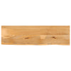 Pöytälevy elävä reuna 100x40x3,8 cm täysi mangopuu