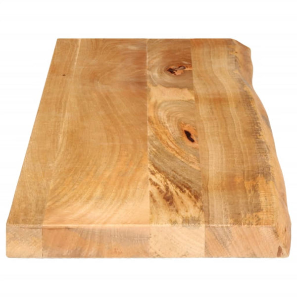 Pöytälevy elävä reuna 100x40x3,8 cm täysi mangopuu