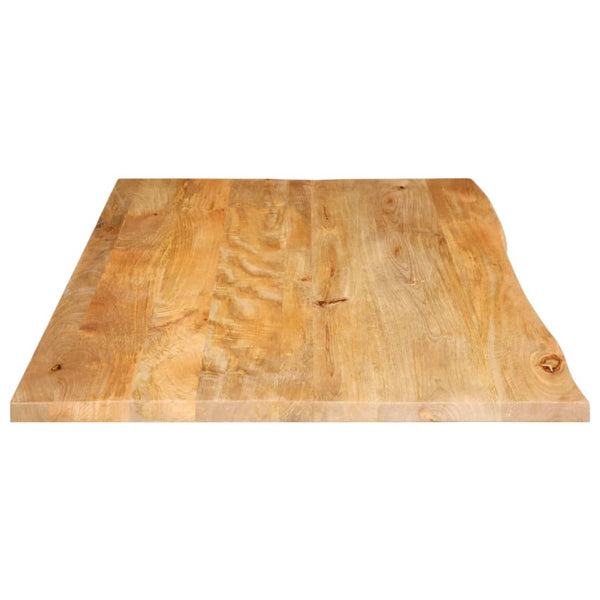 Pöytälevy elävä reuna 100x60x3,8 cm täysi mangopuu
