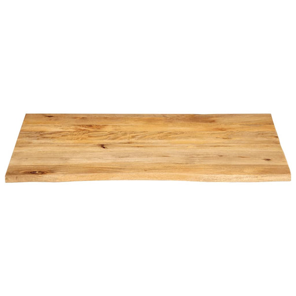 Pöytälevy elävä reuna 110x80x3,8 cm täysi mangopuu
