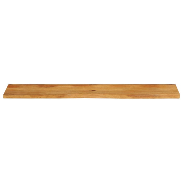 Pöytälevy elävä reuna 140x30x2,5 cm täysi mangopuu