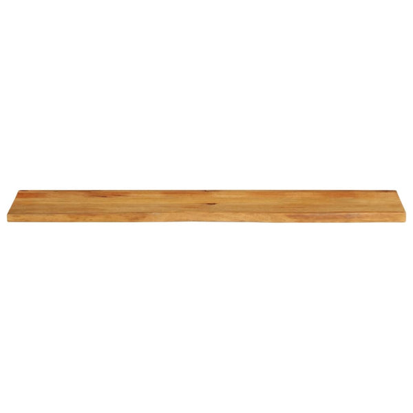Pöytälevy elävä reuna 140x40x2,5 cm täysi mangopuu