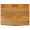 Pöytälevy elävä reuna Crisantema 80x60x2,5cm (mangopuu)