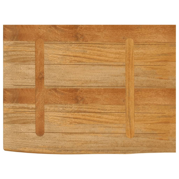 Pöytälevy elävä reuna Crisantema 80x60x2,5cm (mangopuu)
