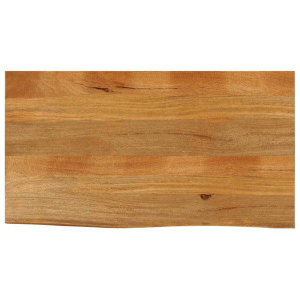 Pöytälevy elävä reuna 100x60x2,5 cm täysi mangopuu