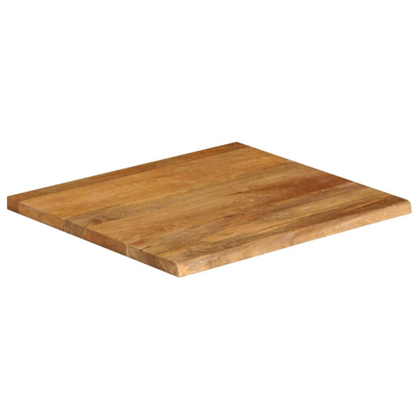 Pöytälevy elävä reuna Crisantema 80x80x2,5cm (mangopuu)