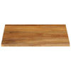 Pöytälevy elävä reuna Crisantema 80x80x2,5cm (mangopuu)