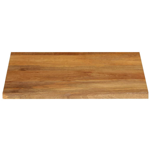 Pöytälevy elävä reuna Crisantema 80x80x2,5cm (mangopuu)
