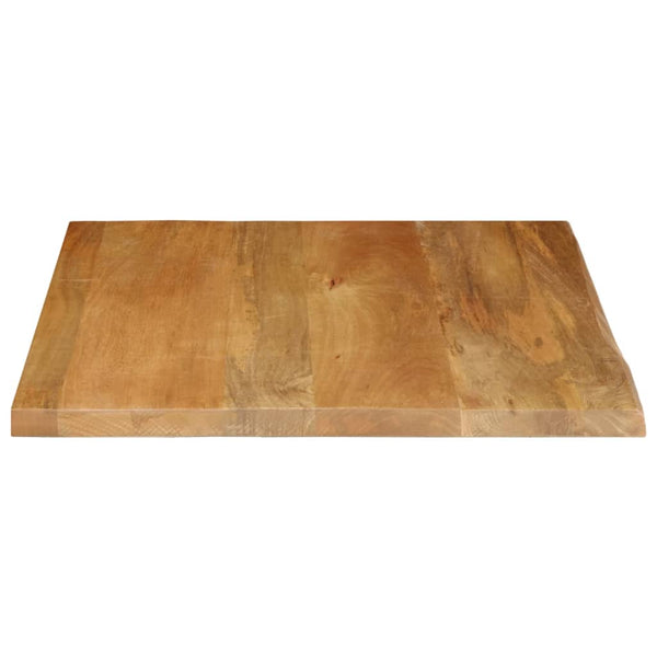 Pöytälevy elävä reuna Crisantema 80x80x2,5cm (mangopuu)