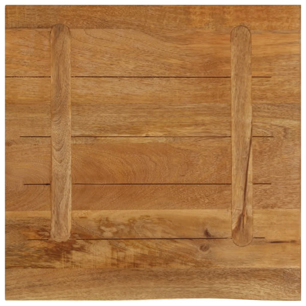 Pöytälevy elävä reuna Crisantema 80x80x2,5cm (mangopuu)