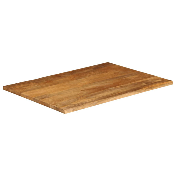 Elävä reuna pöytälevy Crisantema 90x80x2,5cm (mangopuu)