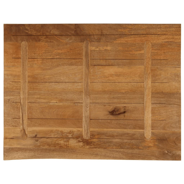 Elävä reuna pöytälevy Crisantema 90x80x2,5cm (mangopuu)