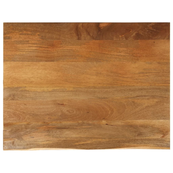Pöytälevy elävä reuna 100x80x2,5 cm täysi mangopuu