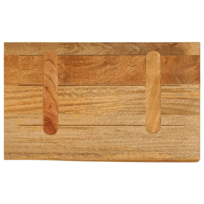 Pöytälevy elävä reuna 50x20x3,8 cm täysi mangopuu