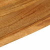 Pöytälevy elävä reuna 90x20x3,8 cm täysi mangopuu