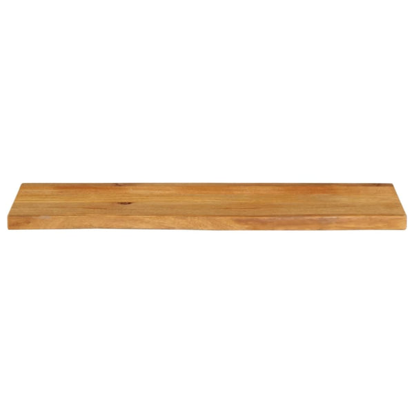 Pöytälevy elävä reuna 120x30x3,8 cm täysi mangopuu