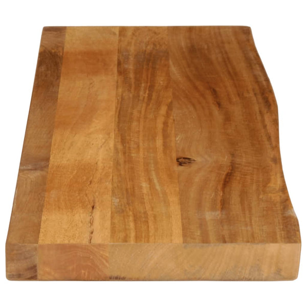 Pöytälevy elävä reuna 100x40x3,8 cm täysi mangopuu