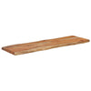 Pöytälevy 110x40x2,5 cm suorakaide täysi akasiapuu elävä reuna