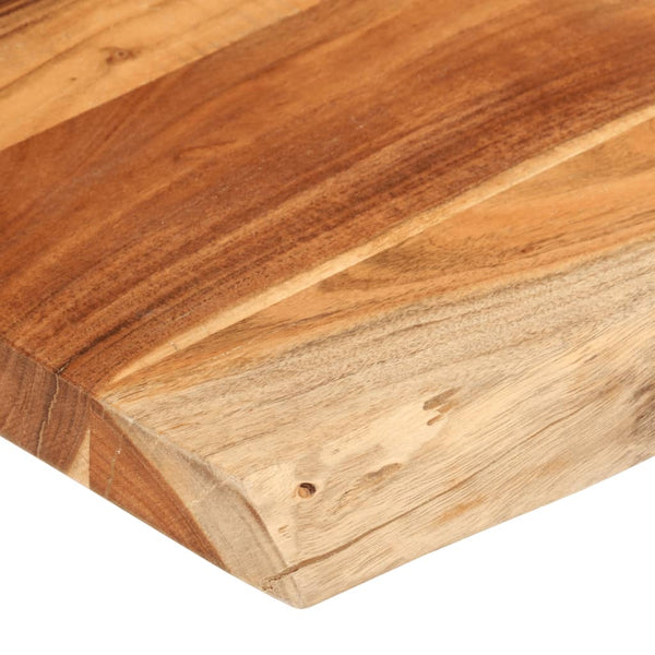 Pöytälevy 110x60x2,5 cm suorakaide täysi akasiapuu elävä reuna