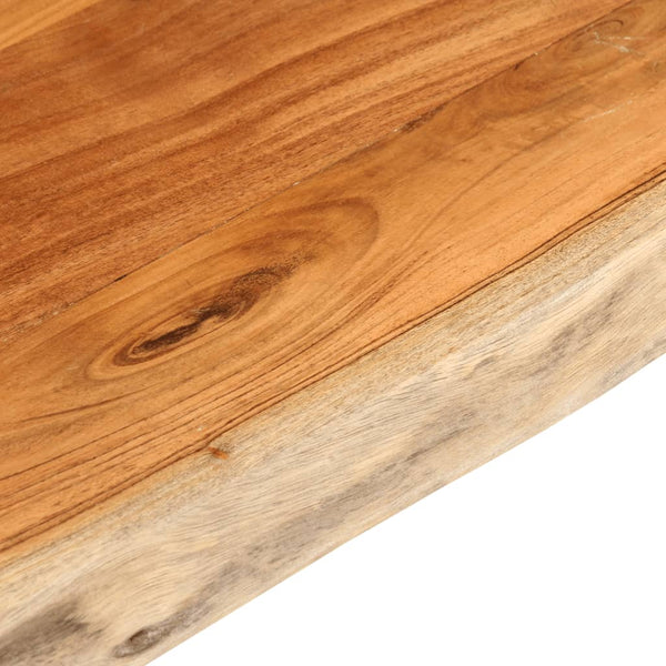 Pöytälevy 110x60x2,5 cm suorakaide täysi akasiapuu elävä reuna