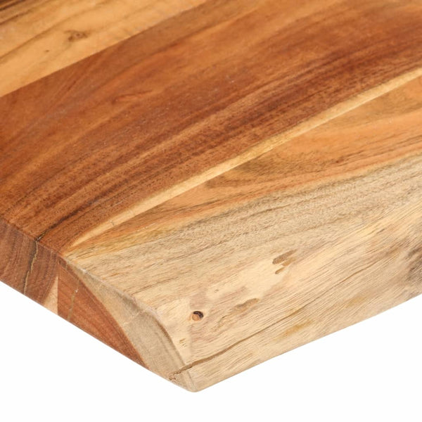 Pöytälevy 110x80x2,5 cm suorakaide täysi akasiapuu elävä reuna
