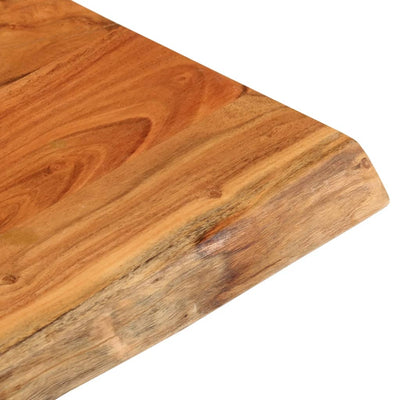 Pöytälevy 60x60x3,8 cm suorakaide täysi akasiapuu elävä reuna