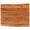 Pöytälevy 110x80x3,8 cm suorakaide täysi akasiapuu elävä reuna