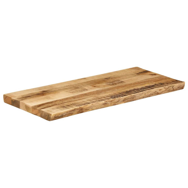 Pöytälevy elävä reuna Silas 100x40x2,5cm (karkea mangopuu)