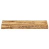Pöytälevy elävä reuna Silas 100x40x2,5cm (karkea mangopuu)